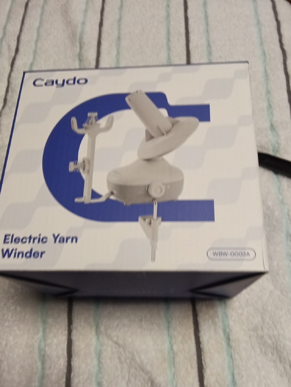 Caydo White Electric Yarn Winder NIB